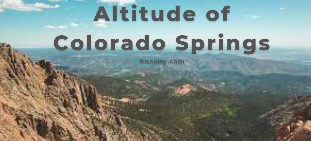 Altitude of Colorado Springs